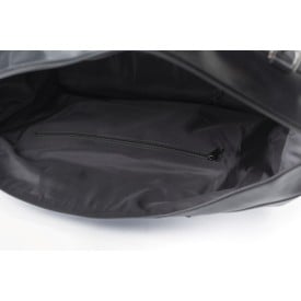 Noah sporttas - leer - verstelbare nylon band - ritssluiting