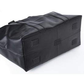 Noah sporttas - leer - verstelbare nylon band - ritssluiting