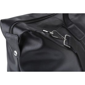 Noah sporttas - leer - verstelbare nylon band - ritssluiting