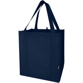 Liberty GRS gerecycled non woven draagtas met bodemplaat 29 l-Navy