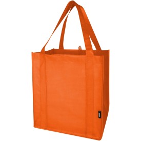 Liberty GRS gerecycled non woven draagtas met bodemplaat 29 l-Oranje