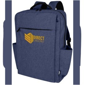 Libra GRS gerecyclede 15 inch laptoprugzak 15 l-Gemêleerd marineblauw