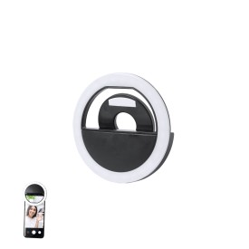 Lichtgevende ring voor smartphone - kunststof - 28 LED's - oplaadbaar