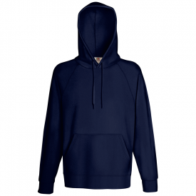 Lightweight Hooded Sweat-Deep navy