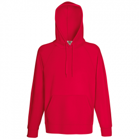 Lightweight Hooded Sweat-Rood