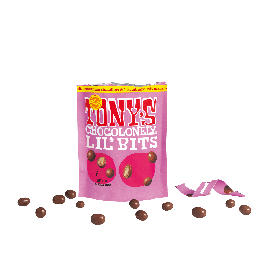 Tony's Chocolonely Lil'Bits chocolade mix - 120 gram - melk marshmallow en biscuit - onbedrukt