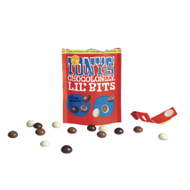 Tony's Chocolonely Lil'Bits chocolade mix - 120 gram - triple chocolate - onbedrukt