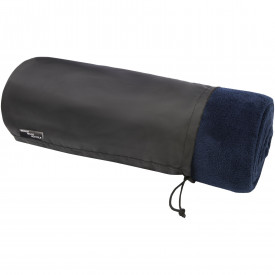 Lily RPET koraal fleece deken-Donkerblauw