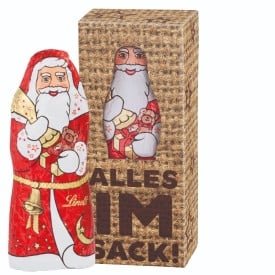 Lindt chocolade kerstman 10 gram - bedrukt doosje