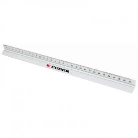 Thirty driehoekige liniaal - aluminium - 30 cm - 5 schalen