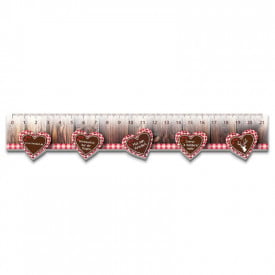 Luna liniaal - hout - 21 cm