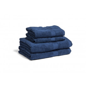 Lord Nelson Fairtrade handdoek 70x130cm set van 3-Donker blauw