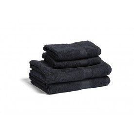 Lord Nelson Fairtrade handdoek 70x130cm set van 3-Zwart