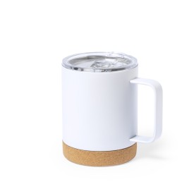 Loret thermoskan 330 ml - RVS en kurk - mat gekleurd