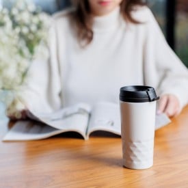 Lorraine thermosmok 300 ml - RVS - zwarte deksel