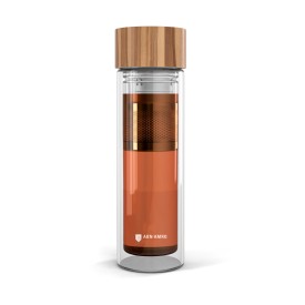 LoyalTea® War Child Tea To Go Infuser 350 ml - borosilicaat glas - schroefdop