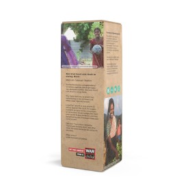 LoyalTea® War Child Tea To Go Infuser 350 ml - borosilicaat glas - schroefdop