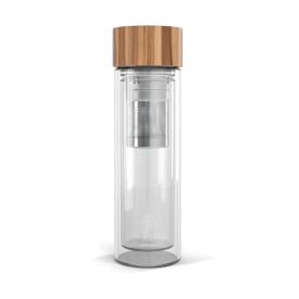 LoyalTea® War Child Tea To Go Infuser 350 ml - borosilicaat glas - schroefdop