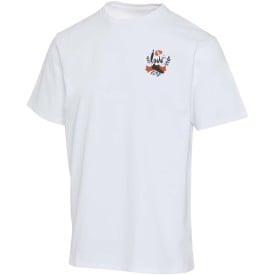Lucas 260 g/m2 unisex OCS organisch oversized T-shirt -Wit