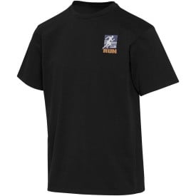 Lucas 260 g/m2 unisex OCS organisch oversized T-shirt -Zwart