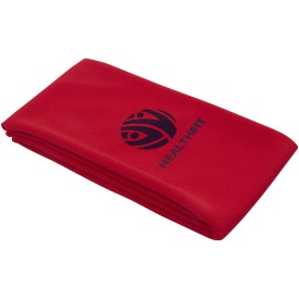 Lucas RPET sporthanddoek 30 x 80 cm-Rood