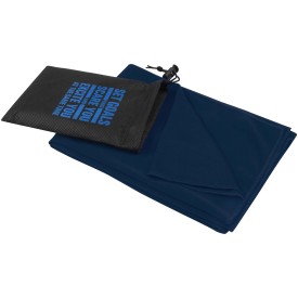 Lucas RPET sporthanddoek 50 x 100 cm-Navy