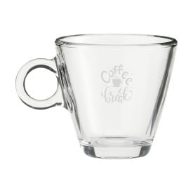 Lugano koffieglas 230ml - transparant