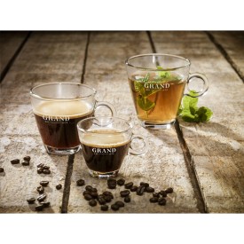 Lugano theeglas 320ml - transparant