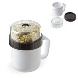Lunchbeker to-go 520 + 230 ml - ABS en PP - 2 compartimenten