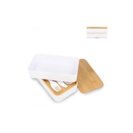 Bento lunchbox - gerecycled PP - elastische sluiting