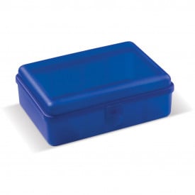 Lunchbox-Transparant blauw