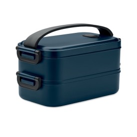 Lunchbox van gerecycled PP-Donker marineblauw