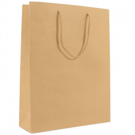 Luxe kraft papieren tas A3-Bruin