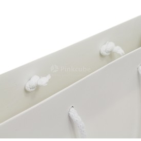 Papieren tas 170 g/m² - A3 - wit - all over bedrukt - katoenen koord