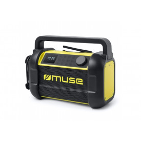 M-928 | Muse bouwradio met Bluetooth 20W met FM-radio-Zwart / geel