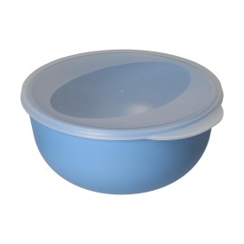 Maaltijdbox to go 1L - plastic - herbruikbaar - transparante deksel
