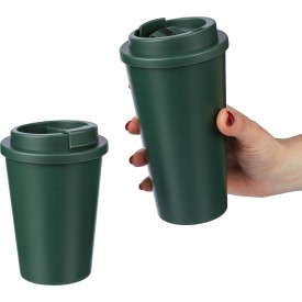 Mackenzie beker 475ml - PP - met schroefeksel en afsluitbare opening