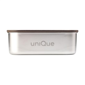 Madera RCS lunchbox 1.7L - gerecycled RVS - houten deksel - afsluitring