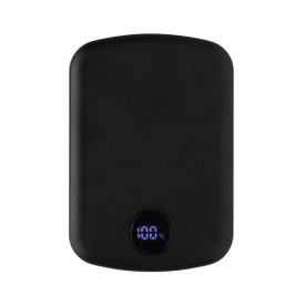MagBoost gerecycled plastic 5000 mah magnetische powerbank-Zwart