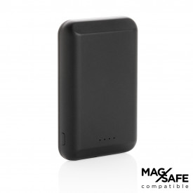 Magnetische 5000 mah 5W draadloze powerbank-Zwart