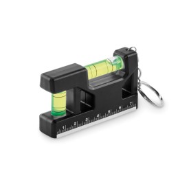 Magnetische waterpas ABS sleutelha-Zwart