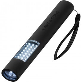 Lutz zaklantaarn - ABS plastic - 3 lichtstanden - magnetisch - draagriem