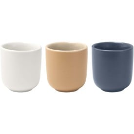 Male keramische espressokopjes van 90 ml, set van 2