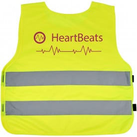 RFX™ Marie veiligheidsvest - polyester - kinderen 7 t/m 12 jaar - klittenbandsluiting