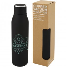 Marka 600 ml koperen vacuüm geïsoleerde fles met metalen lus