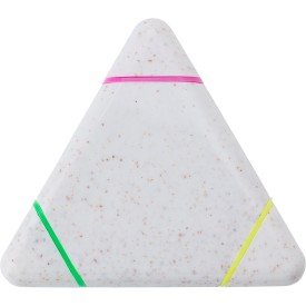 Markeerstift driehoek- PP/tarwestro - 3 kleuren-Diversen