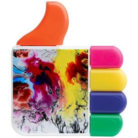 Markeerstift 'like' - ABS - 5 kleuren