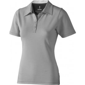 Markham dames polo-Grijs gemeleerd