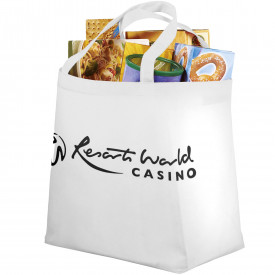 Maryville non-woven shopper-Wit-Zonder opdruk