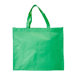 Mat gelamineerde Rpet shopper 100 g/m²-Donkergroen